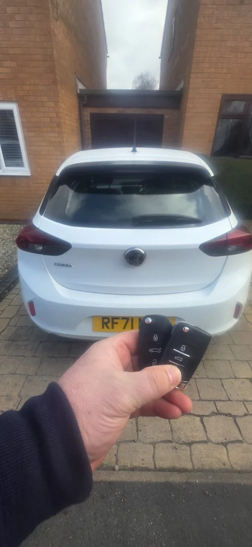 Volkswagen vehicle with a remote key